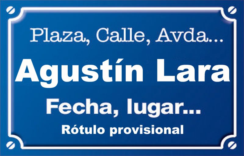 Agustín Lara (calle)