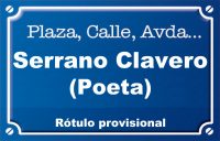 Poeta Serrano Clavero (calle)