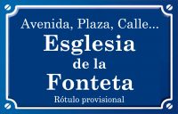 Esglesia de la Fonteta (plaza)