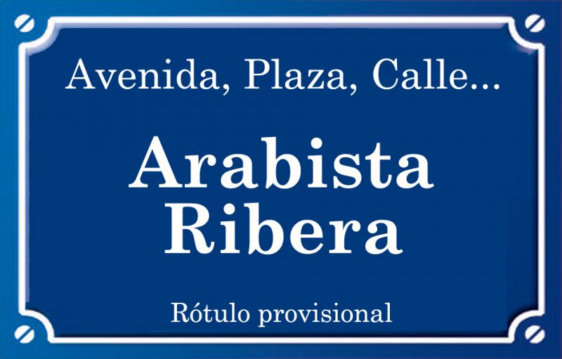 Arabista Ribera (calle)