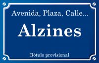 Alzines (calle)