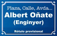 Enginyer Albert Oñate (calle)