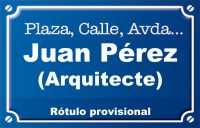 Arquitecte Juan Pérez (calle)