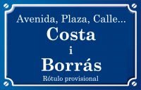 Costa i Borrás (calle)