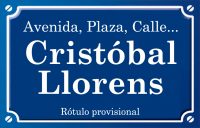 Cristòfol Llorens (calle)