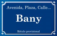 Bany (calle)