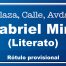 Literato Gabriel Miró (calle)