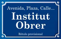 Institut Obrer de València (avenida)