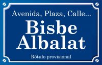 Bisbe Albalat (calle)