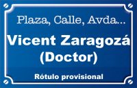 Doctor Vicent Zaragozà (calle)