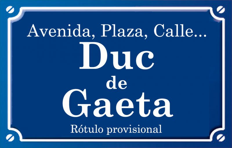 Duque de Gaeta (calle)