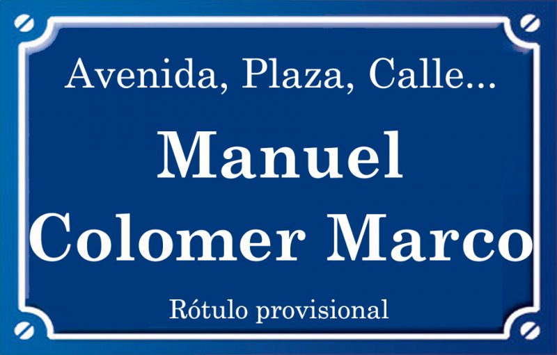 Manuel Colomer Marco (avenida)