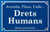Drets Humans (calle)