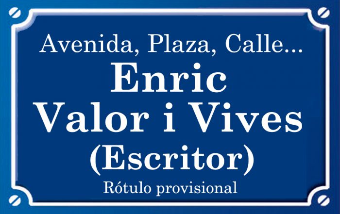 Enric Valor Vives (calle)