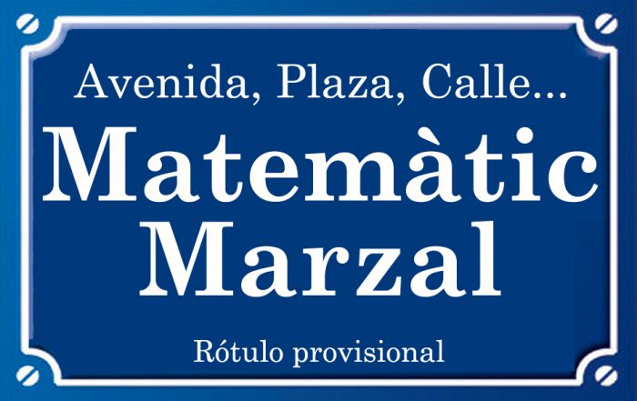 Matemàtic Marzal (calle)