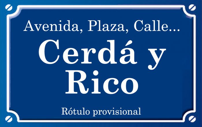 Cerdá y Rico (calle)