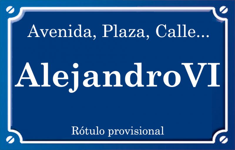 Alejandro VI (calle)