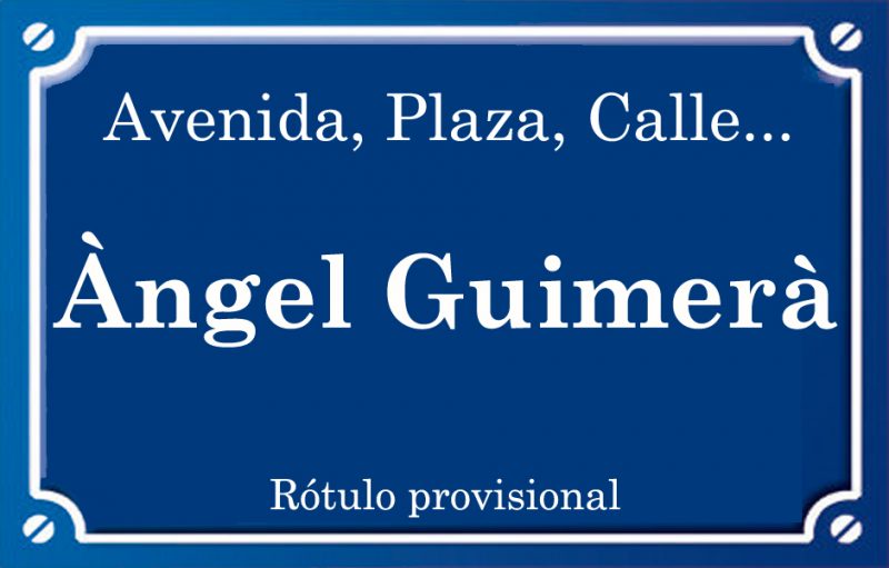 Ángel Guimerà (calle)