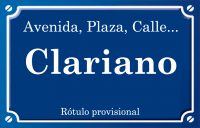 Clariano (calle)