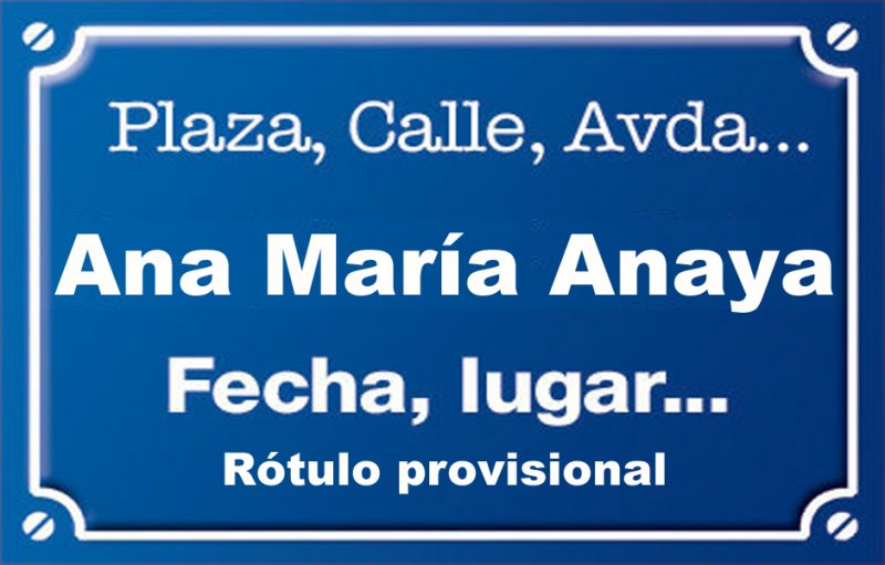 Ana María Anaya (calle)