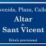Altar de Sant Vicent (calle)