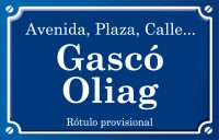 Gascó Oliag (calle)