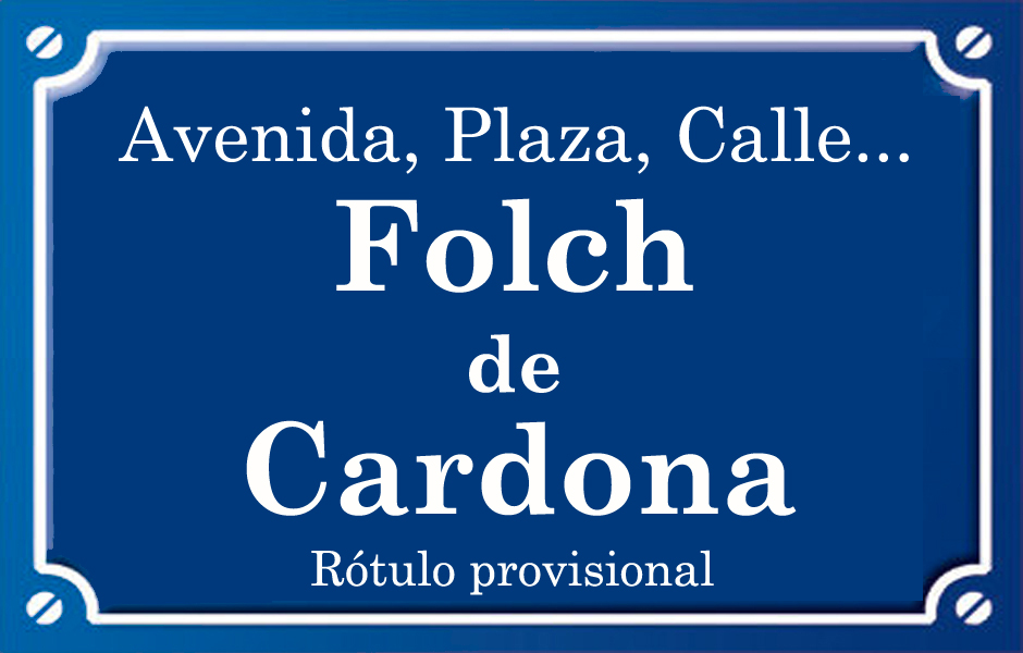 Folch de Cardona (calle)