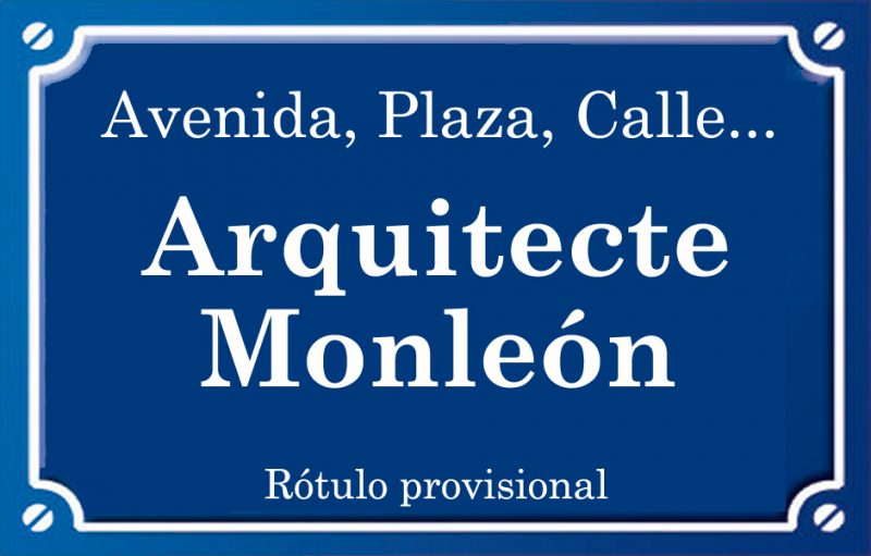 Arquitecte Monleón (calle)