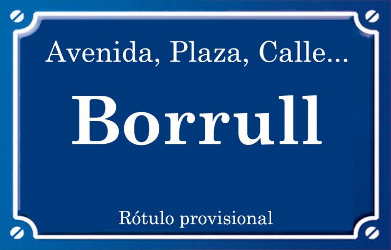 Borrull (calle)