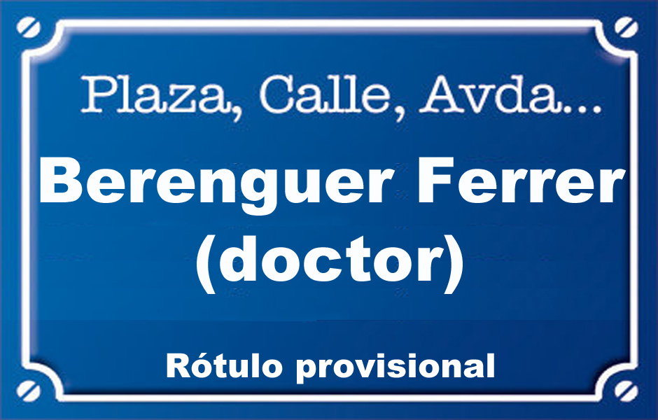 Doctor Berenguer Ferrer (plaza)