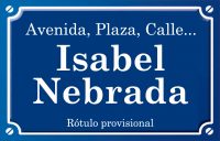 Isabel Nebrada (calle)
