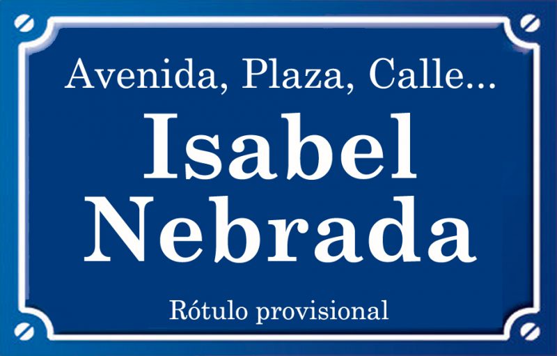 Isabel Nebrada (calle)