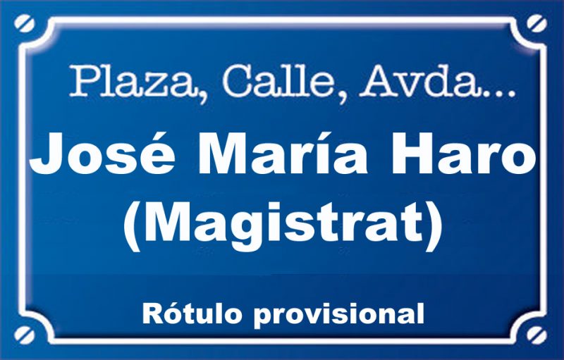 José María de Haro Magistrat (calle)