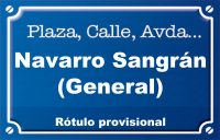 General Navarro Sangrán (calle)
