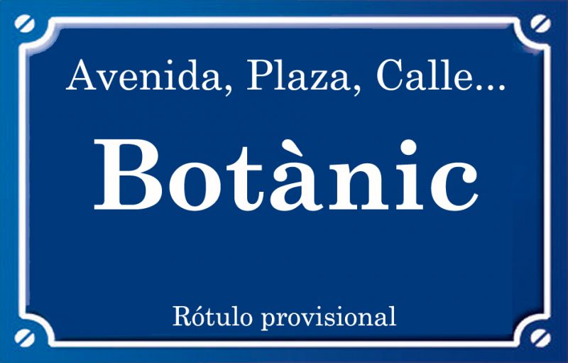 Botànic (calle)