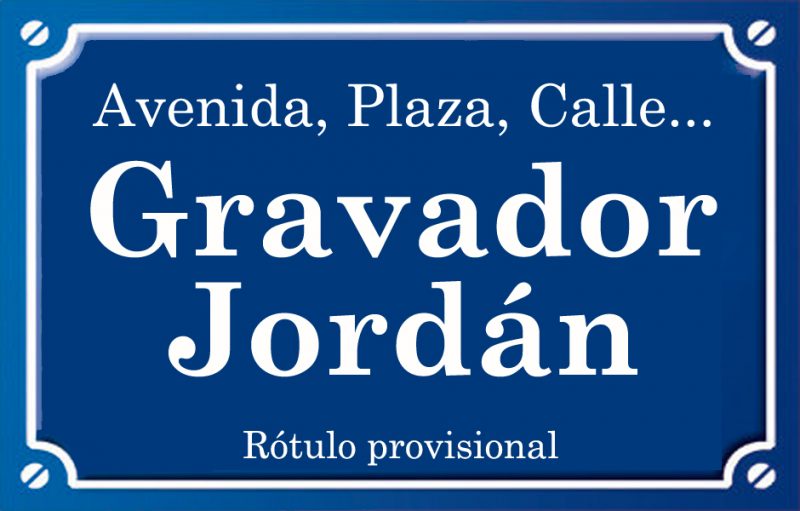 Gravador Jordán (calle)