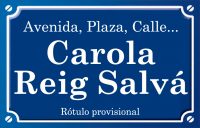 Carola Reig Salva (plaza)