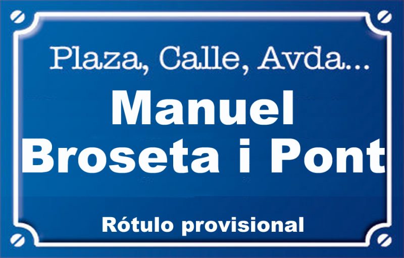 Manuel Broseta i Pont (plaza)