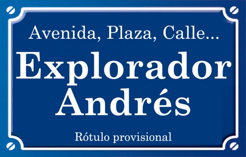 Explorador Andrés (calle)
