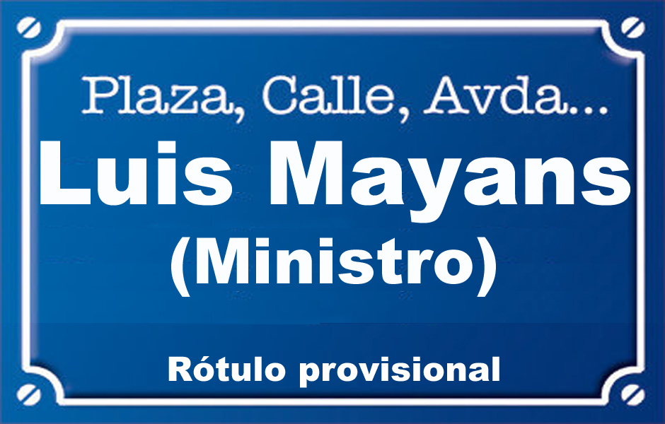 Ministro Luis Mayans (calle)