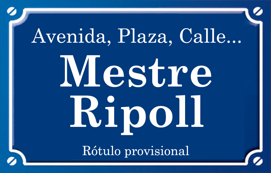 Mestre Ripoll (plaza)