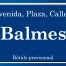 Balmes (calle)