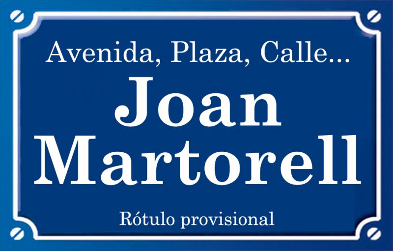Joan Martorell (calle)