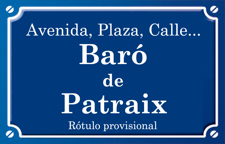 Baró de Patraix (calle)