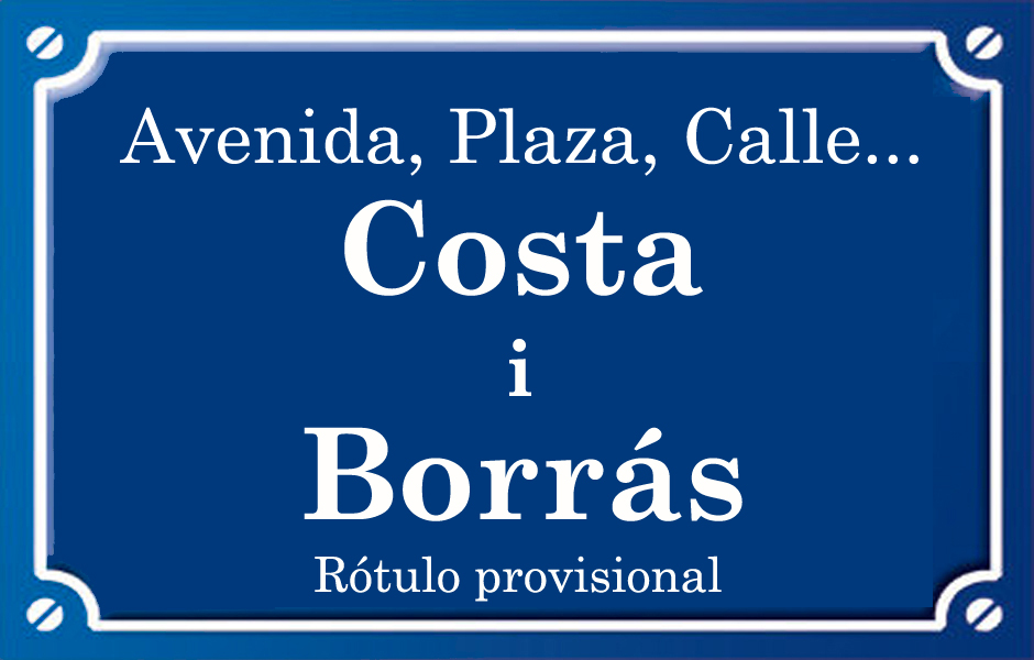 Costa i Borrás (calle)