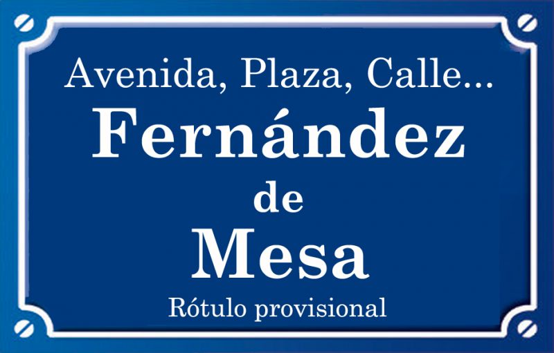 Fernández de Mesa (calle)