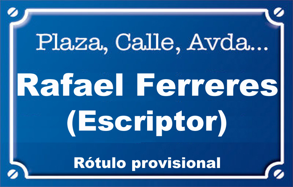 Escriptor Rafael Ferreres (calle)