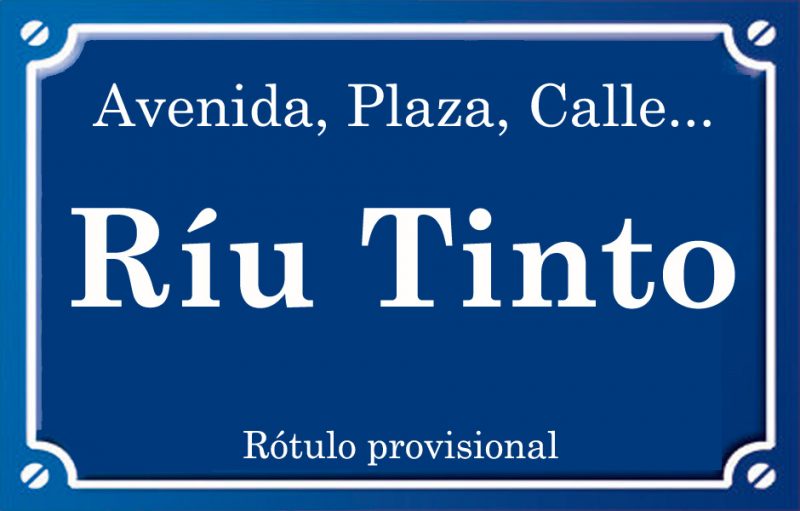 Río Tinto (calle)