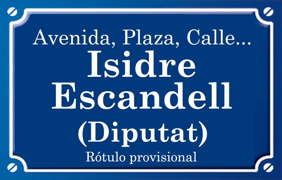 Diputat Isidre Escandell (calle)