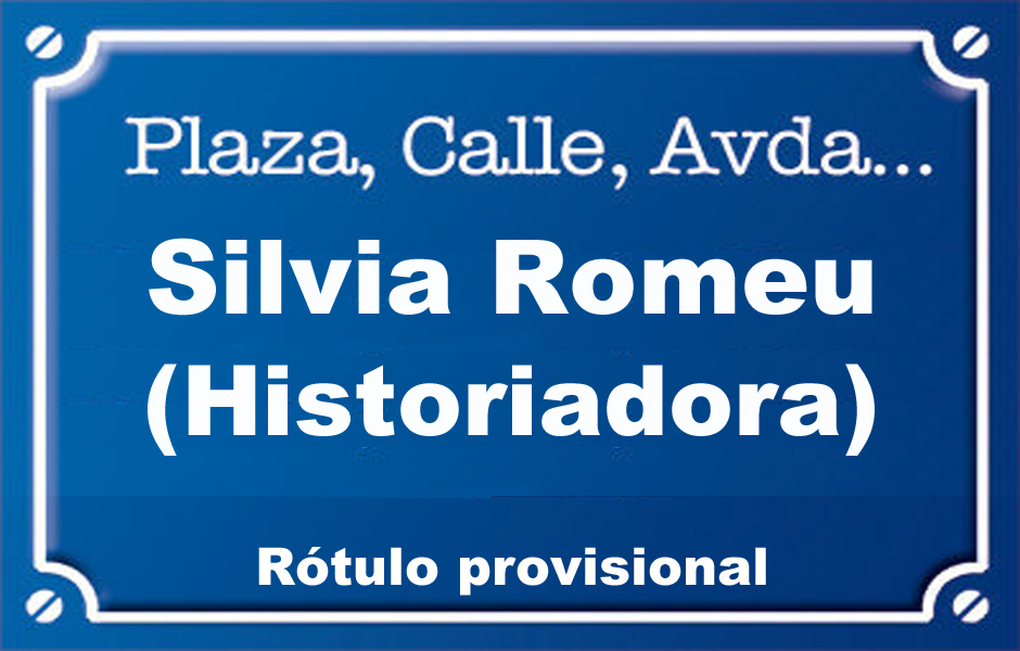 Historiadora Silvia Romeu (calle)
